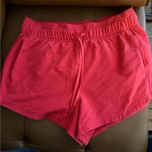 Lululemon Athletica Red Athletic Shorts